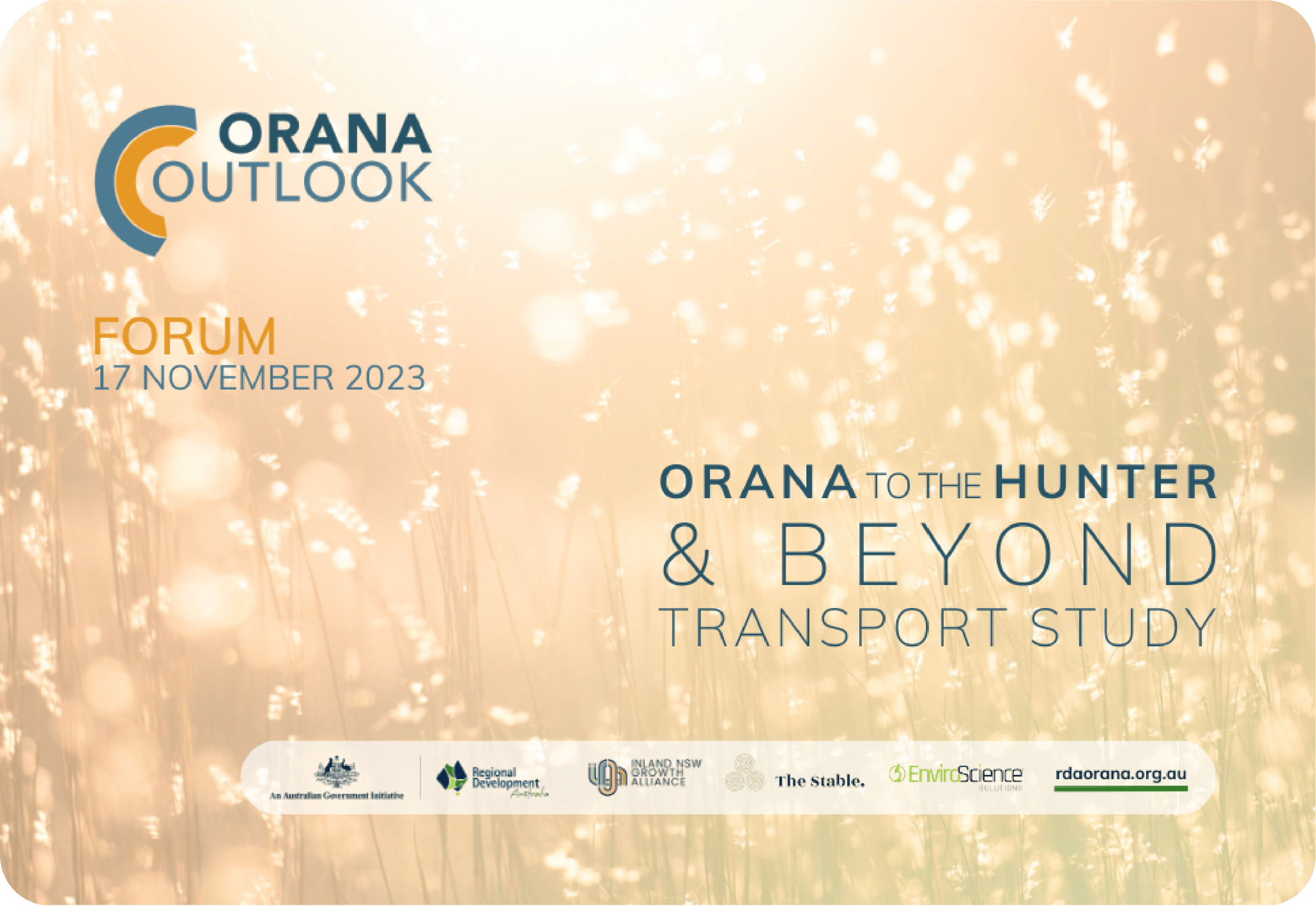 Orana to the Hunter and Beyond Transport Study